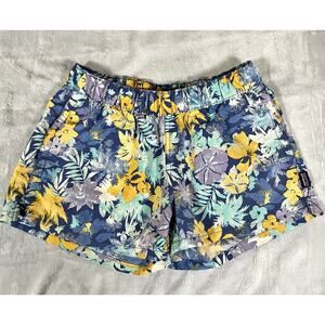 Patagonia Short Shorts XS Baggies Floral Colorful Beach Ocean Fish Print Unlined